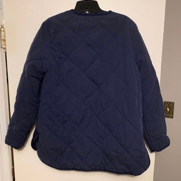 Old Navy Women’s Navy Blue “Quilted Puffer” Coat. Size Medium. - Picture 2 of 6
